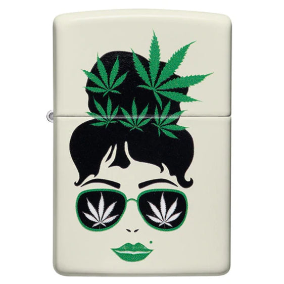 Zippo Lighter - Lady Cannabis