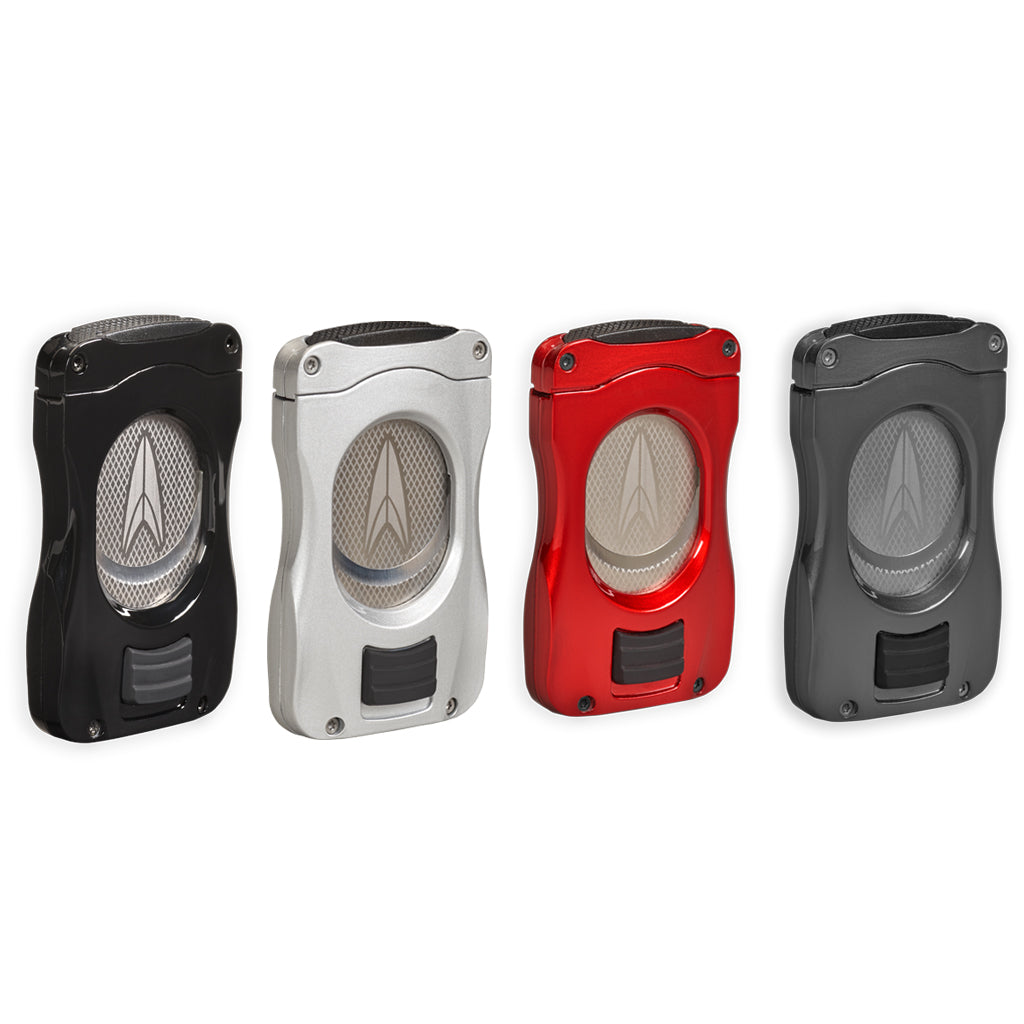 Lotus GT Double Guillotine Cigar Cutter Red Lotus GT Double Guillotine Cigar Cutter Red
