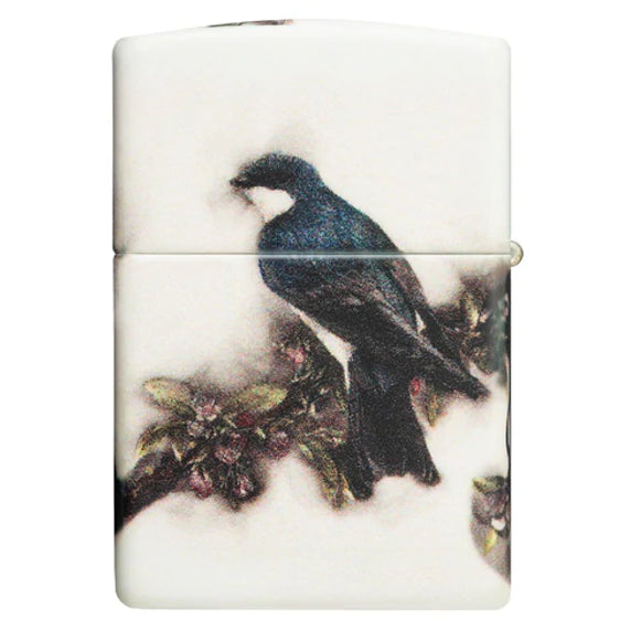 Zippo Lighter - Spazuk Bird and Beautiful Monarch Butterflies