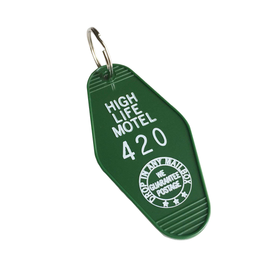 High Life Motel Weed Keychain