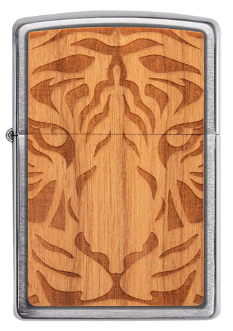 Zippo Lighter - Woodchuck Cherry Tiger Head