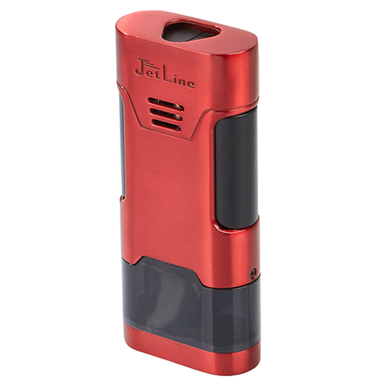Jetline Mongoose Triple Flame Torch Lighter - Red