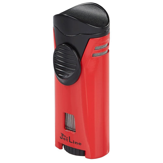 Jetline Bugle Single Flame Pocket Lighter - Red