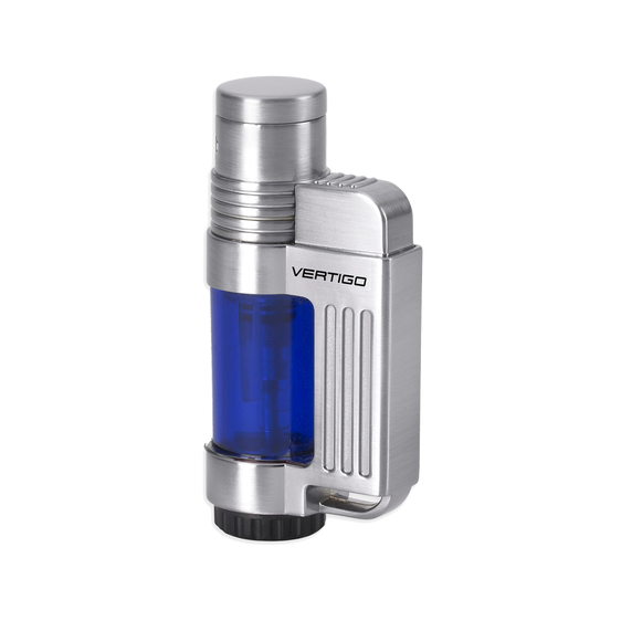 Vertigo Jolt Single Flame Torch Lighter Blue