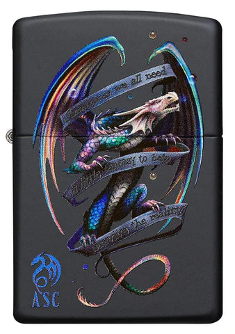 Zippo Lighter - Anne Stokes Colored Dragon