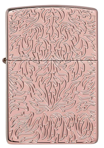 Zippo Lighter - Carved Rose Gold
