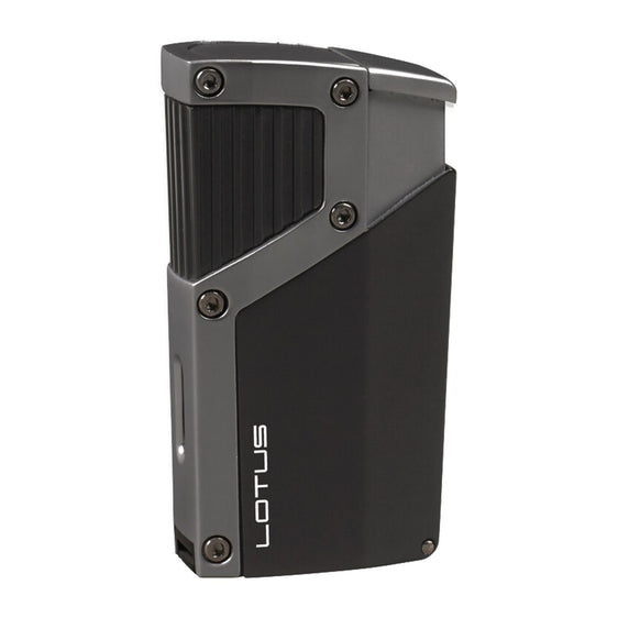 Lotus Czar Quad Torch Cigar Lighter - Gunmetal