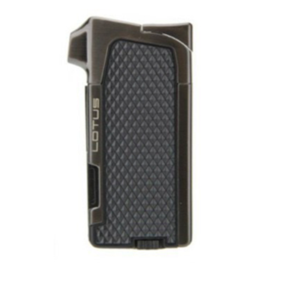 Lotus Condor Traditional Flame Pipe Lighter - Gunmetal