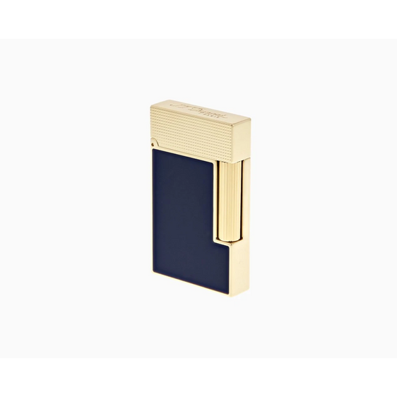 S.T. Dupont Ligne 2 The Perfect Ping Microdiamond Head Blue Laquer Gold