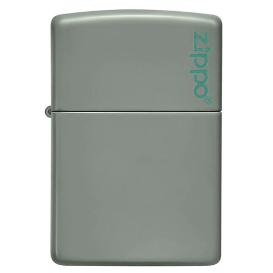 Zippo Lighter - Sage Green w/ Zippo Logo