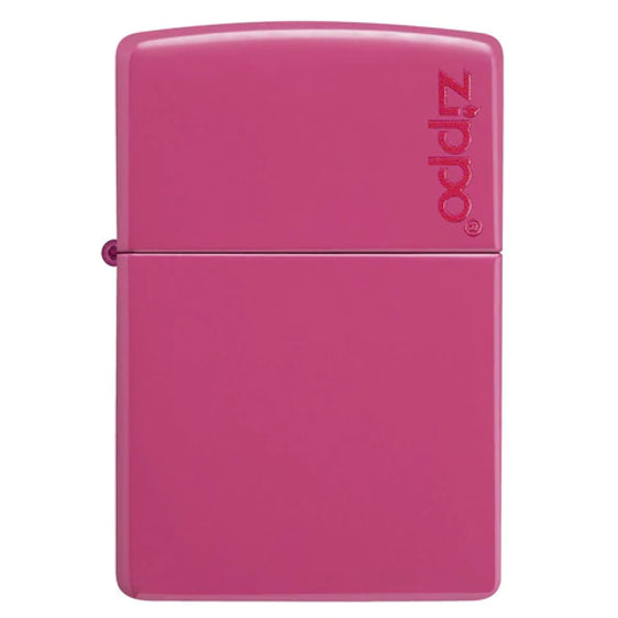 Zippo Lighter - Frequency Hot Pink w/ Zippo Logo