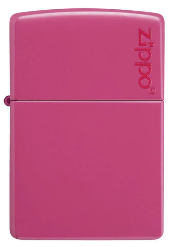 Zippo Lighter - Frequency Hot Pink w/ Zippo Logo