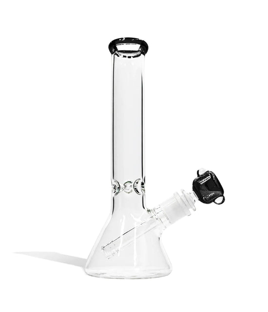 Thick Beaker Water Pipe With Ice Pinch and Color Bowl 10 Inch