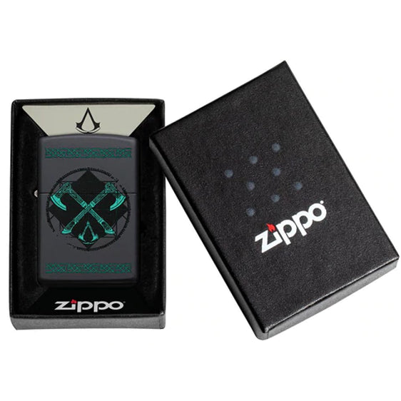 Zippo Lighter - Assassin's Creed Valhalla w/ Celtic Braid
