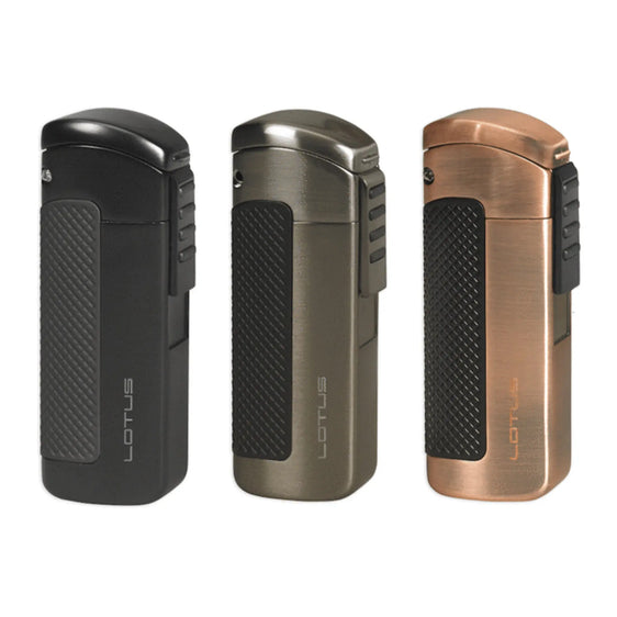 Lotus Lighter CEO L66 Triple Jet Lighter w/ Cigar Punch