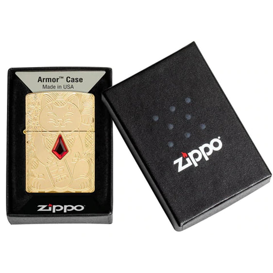 Zippo Lighter - Lucky Cat