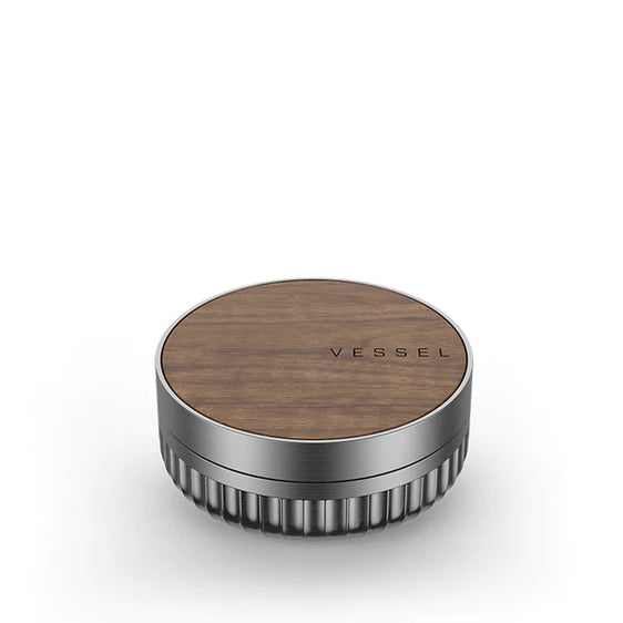 Vessel Mill - 3 Piece Aluminum Grinder - Walnut