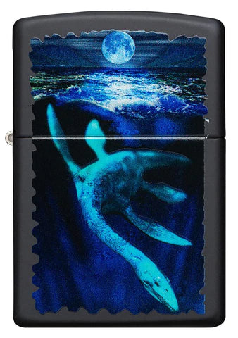 Zippo Lighter - Black Light Loch Ness