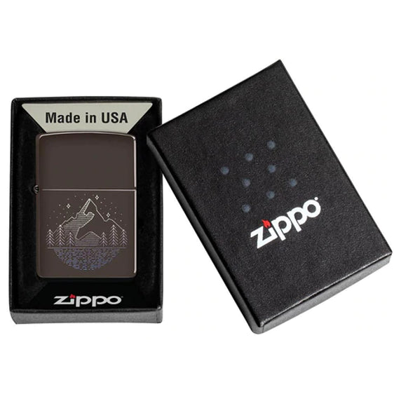 Zippo Lighter - Brown Mountain