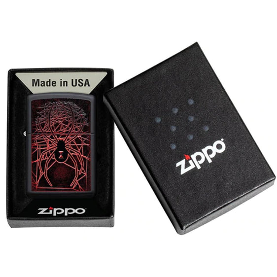 Zippo Lighter - Outline Spider