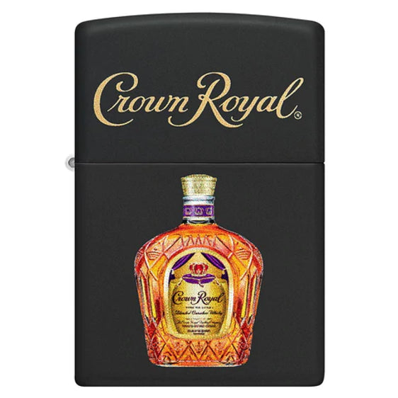 Zippo Lighter - Crown Royal Deluxe Bottle - Lighter USA