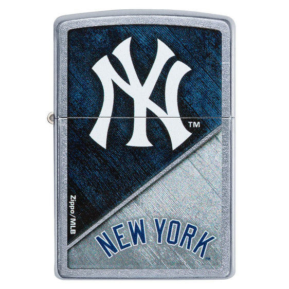 Zippo Lighter - MLB New York Yankees Street Chrome