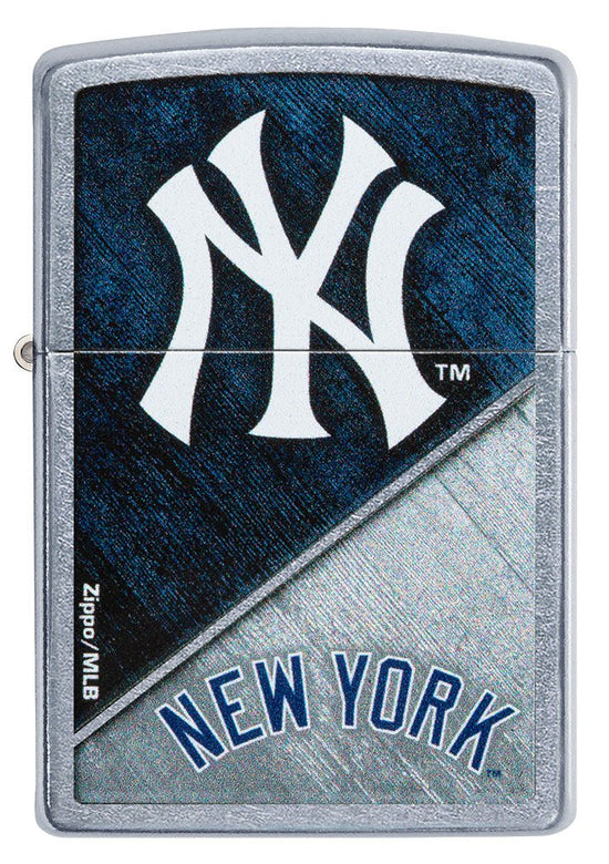 Zippo Lighter - MLB New York Yankees Street Chrome