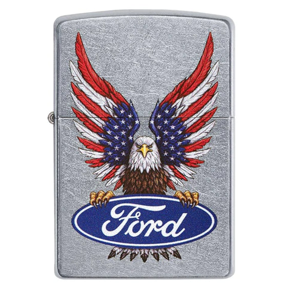 Zippo Lighter - Ford w/ Bald Eagle