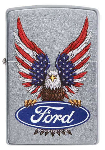 Zippo Lighter - Ford w/ Bald Eagle