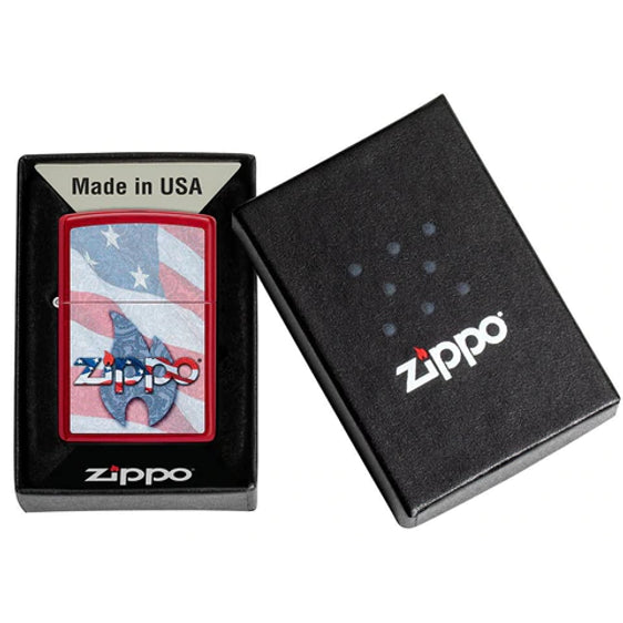 Zippo Lighter - Zippo Flag