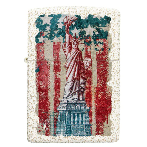 Zippo Lighter - Distorted Statue Of Liberty