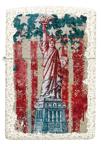 Zippo Lighter - Distorted Statue Of Liberty