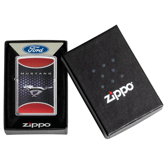 Zippo Lighter - Ford Mustang Logo