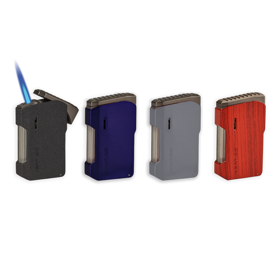 Vertigo Recoil Angled Single Torch Flame Lighter