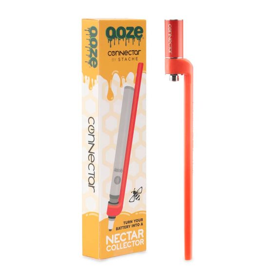 Ooze X Stache Connectar - 510 Thread Nectar Collector Vape Pen Attachment