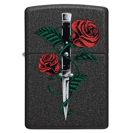 Zippo Lighter - Rose Dagger Tattoo