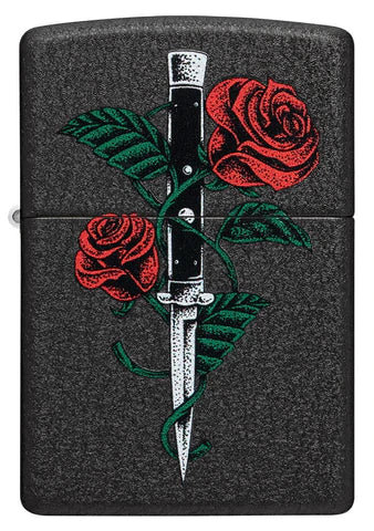 Zippo Lighter - Rose Dagger Tattoo