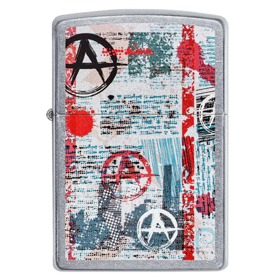 Zippo Lighter - Street Art Anarchy