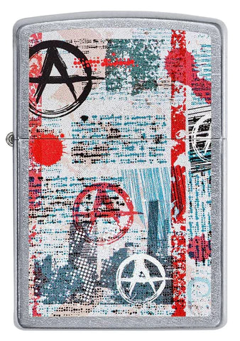 Zippo Lighter - Street Art Anarchy