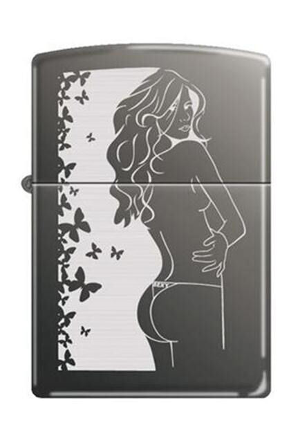 Zippo Lighter - Cindy Black Ice