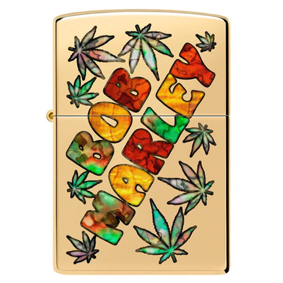 Zippo Lighter - Bob Marley Cannabis