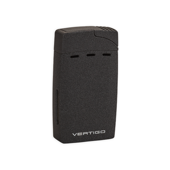 Vertigo Sickle Double Flame Lighter - Black Crackle