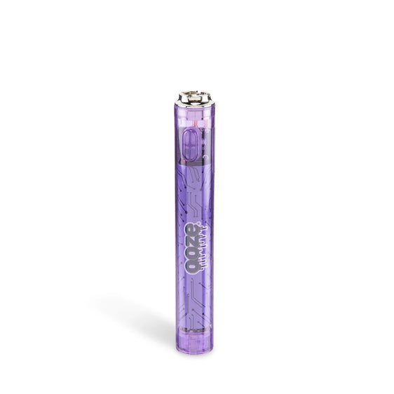 Ooze Slim Clear Series - Transparent Cartridge Battery - Ultra Purple