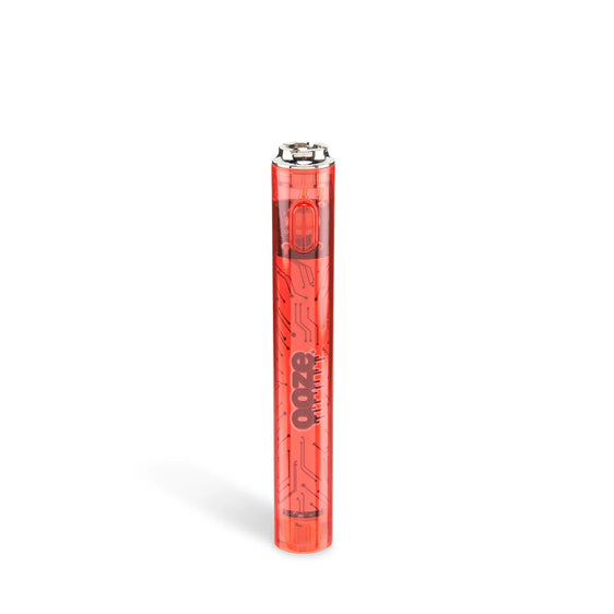 Ooze Slim Clear Series - Transparent Cartridge Battery - Ruby Red