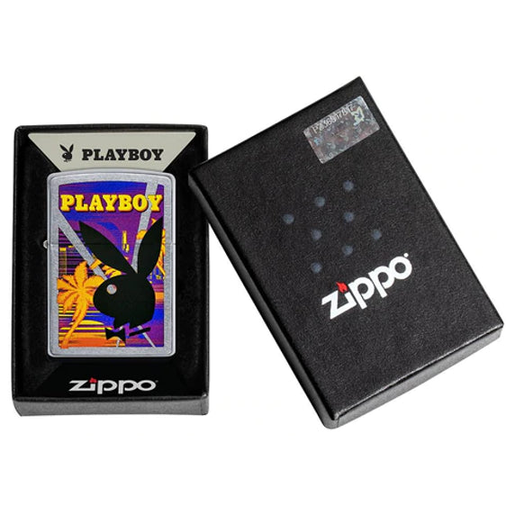 Zippo Lighter - Playboy in Palm Trees