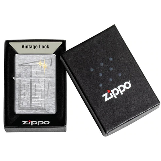 Zippo Lighter - Retro Star