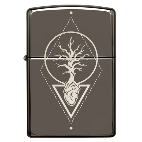 Zippo Lighter - Heart Of Tree