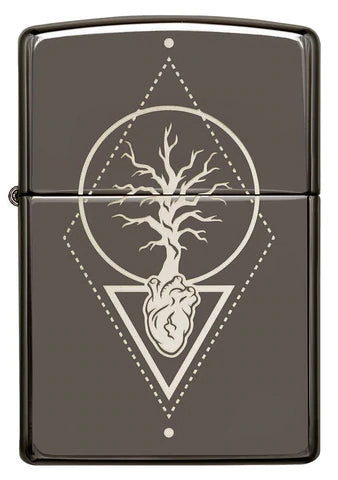 Zippo Lighter - Heart Of Tree