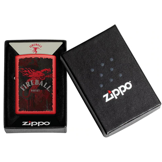 Zippo Lighter - Straight Fire Fireball