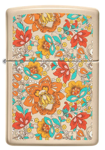 Zippo Lighter - Groovy Floral